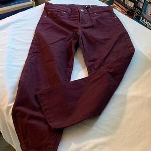 Janie and Jack Red Casual Cotton Blend Bottoms